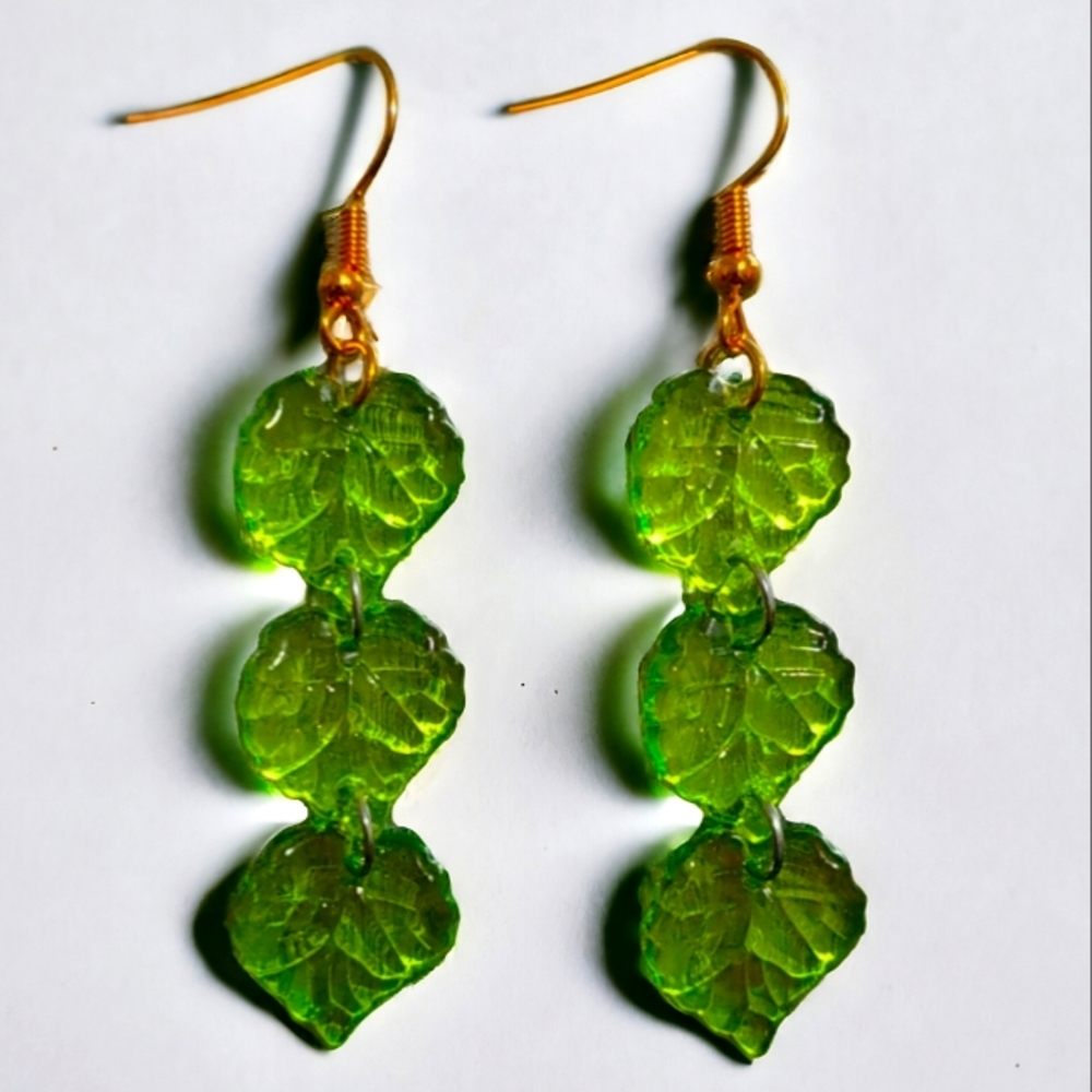 Hanging Leaf Earrings